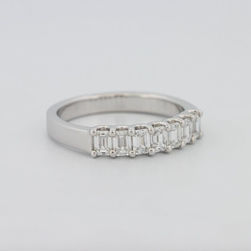 7 Half Emerald Eternity Ring - ZIZOV DIAMONDS