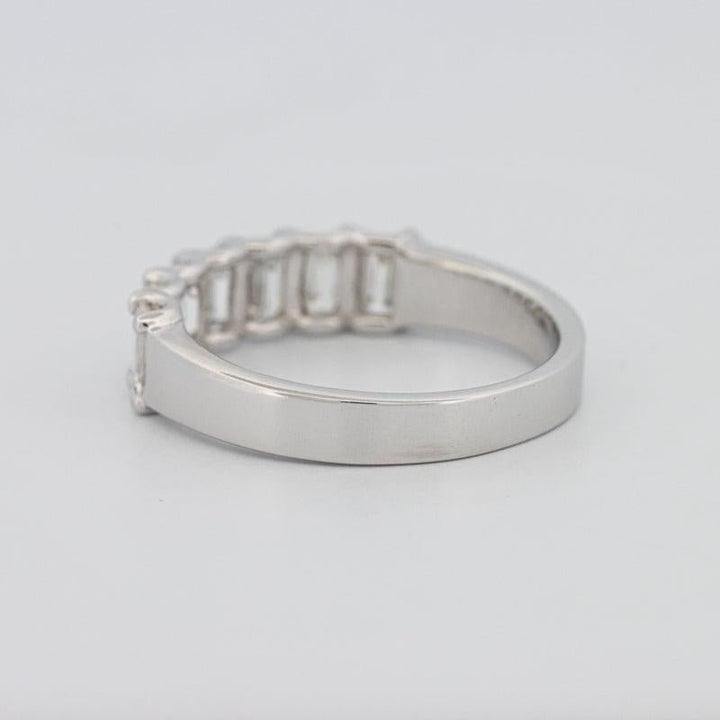 7 Half Emerald Eternity Ring - ZIZOV DIAMONDS