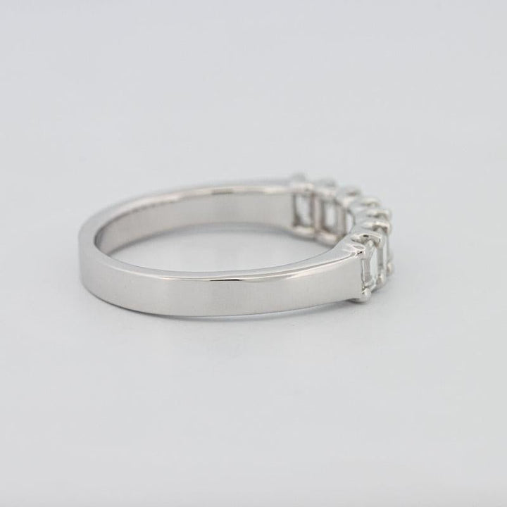 7 Half Emerald Eternity Ring - ZIZOV DIAMONDS