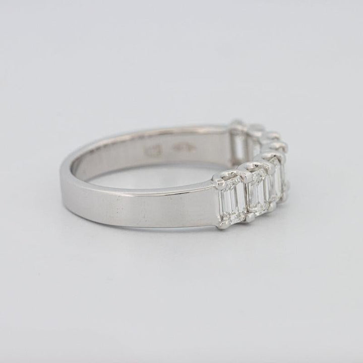 7 Half Emerald Eternity Ring - ZIZOV DIAMONDS