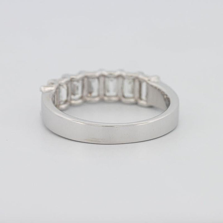 7 Half Emerald Eternity Ring - ZIZOV DIAMONDS