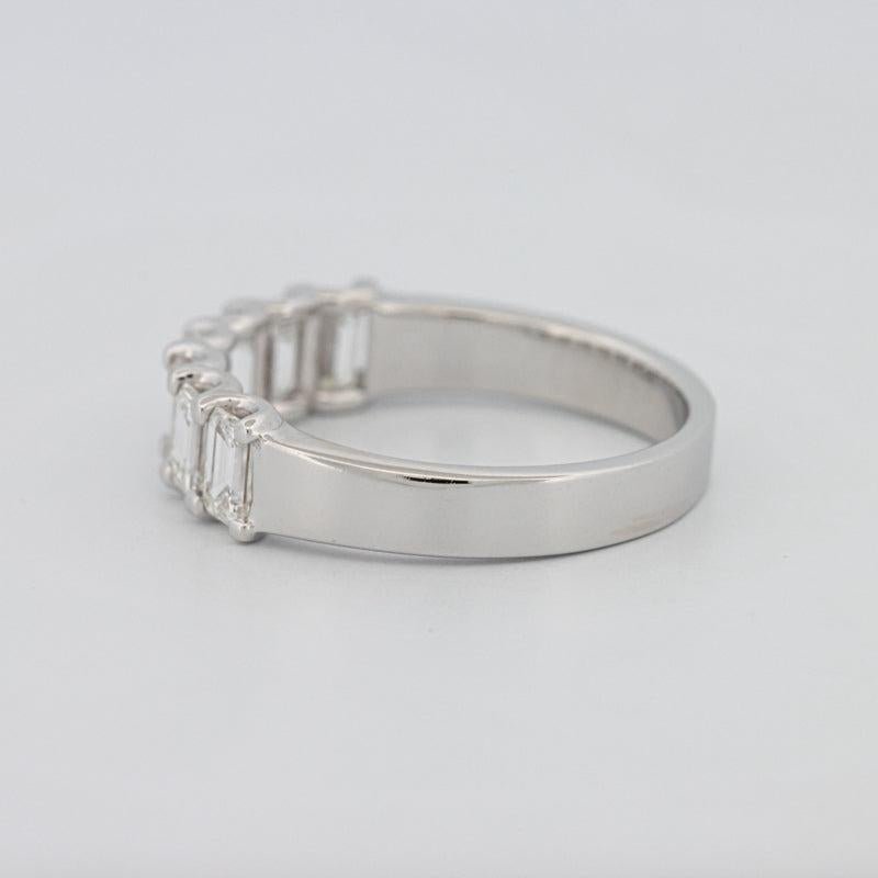 7 Half Emerald Eternity Ring - ZIZOV DIAMONDS