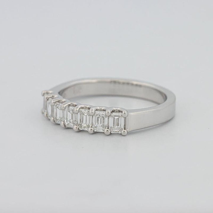 7 Half Emerald Eternity Ring - ZIZOV DIAMONDS