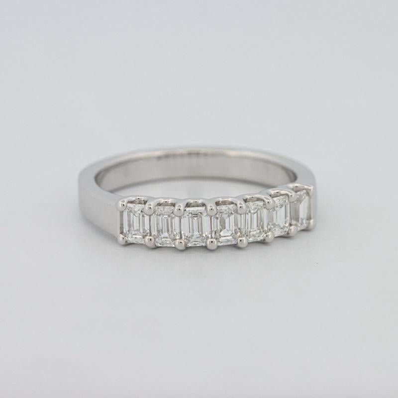 7 Half Emerald Eternity Ring - ZIZOV DIAMONDS