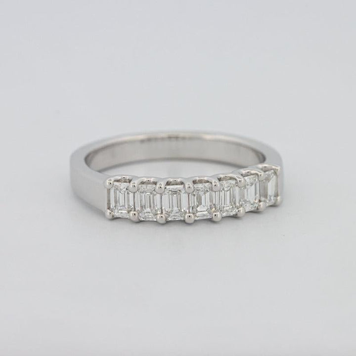 7 Half Emerald Eternity Ring - ZIZOV DIAMONDS