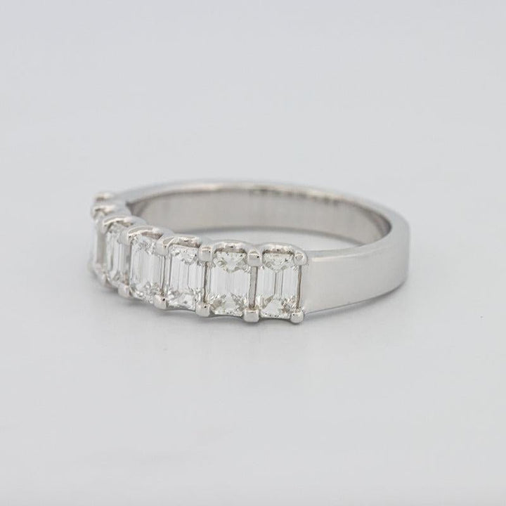 7 Half Emerald Eternity Ring - ZIZOV DIAMONDS