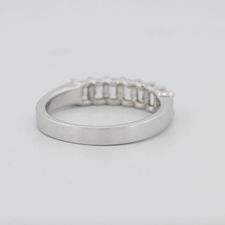 7 Half Emerald Eternity Ring - ZIZOV DIAMONDS