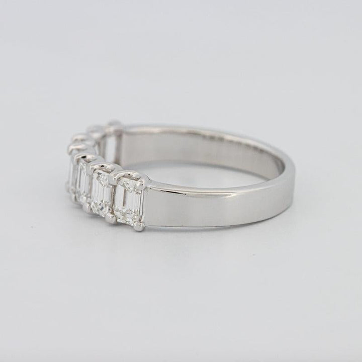 7 Half Emerald Eternity Ring - ZIZOV DIAMONDS