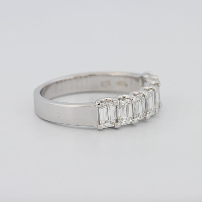 7 Half Emerald Eternity Ring - ZIZOV DIAMONDS