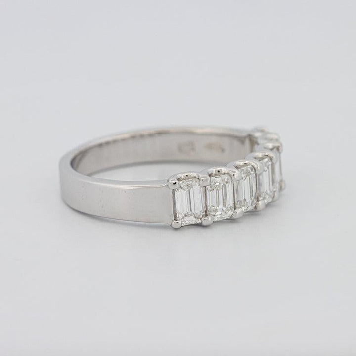 7 Half Emerald Eternity Ring - ZIZOV DIAMONDS