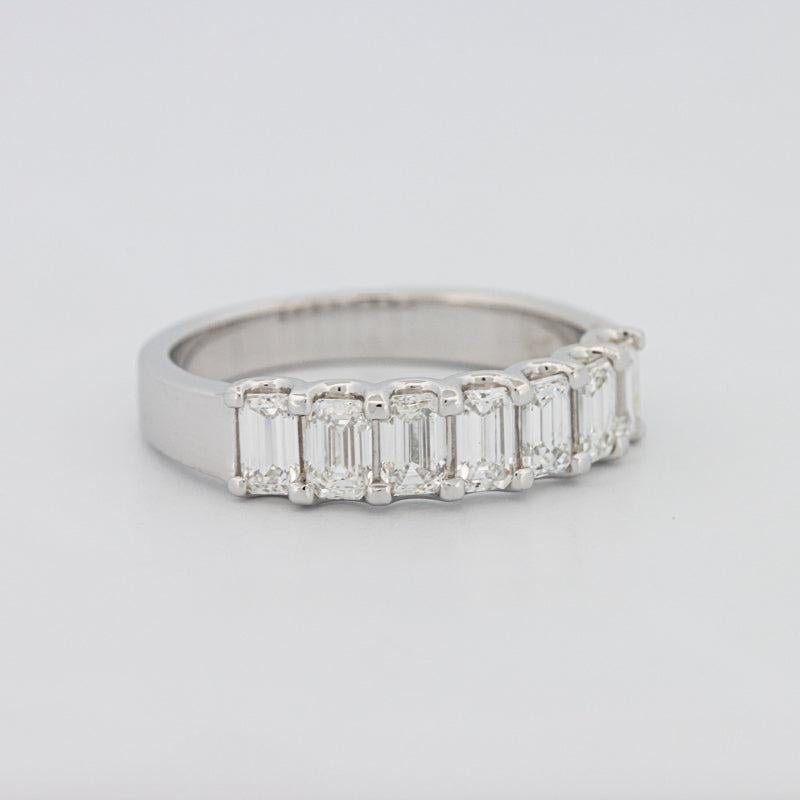 7 Half Emerald Eternity Ring - ZIZOV DIAMONDS
