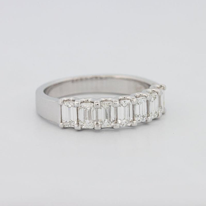 7 Half Emerald Eternity Ring - ZIZOV DIAMONDS