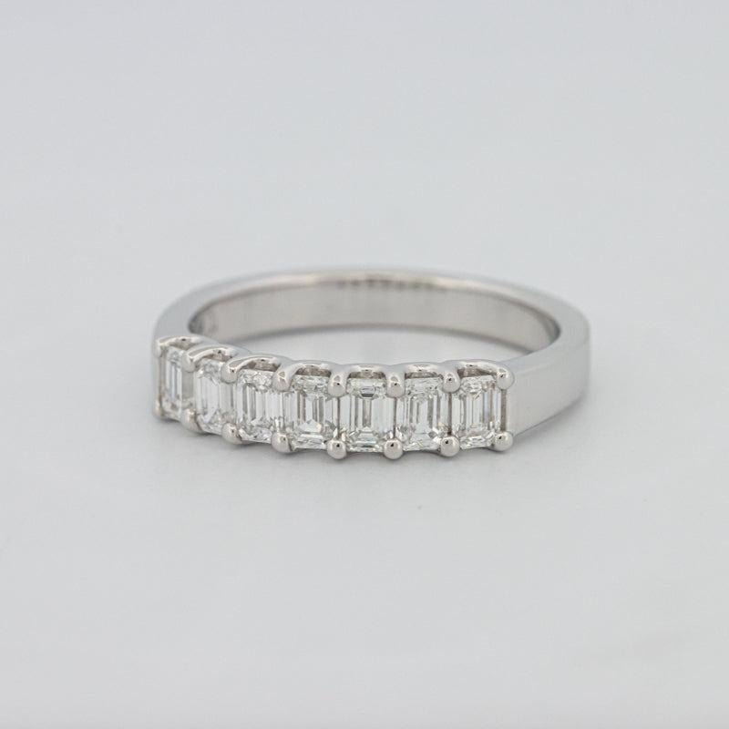 7 Half Emerald Eternity Ring - ZIZOV DIAMONDS