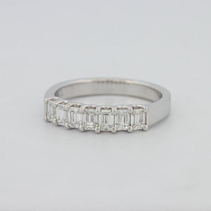 7 Half Emerald Eternity Ring - ZIZOV DIAMONDS