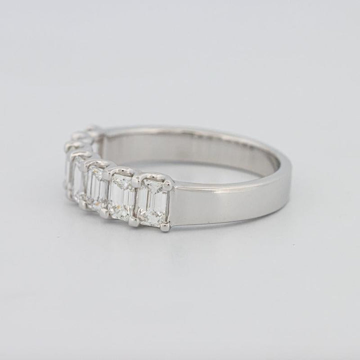 7 Half Emerald Eternity Ring - ZIZOV DIAMONDS