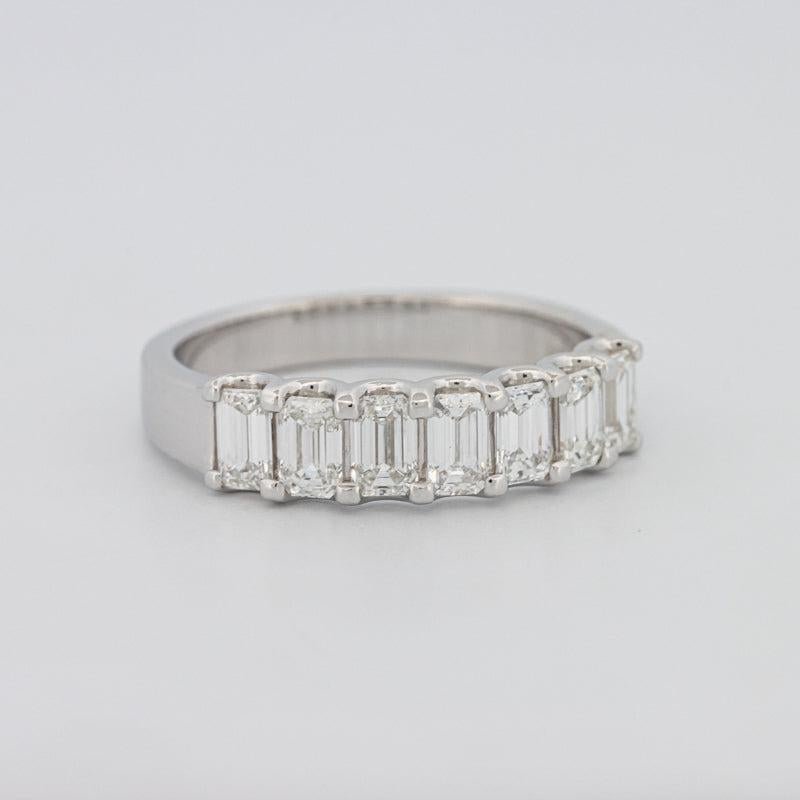 7 Half Emerald Eternity Ring - ZIZOV DIAMONDS