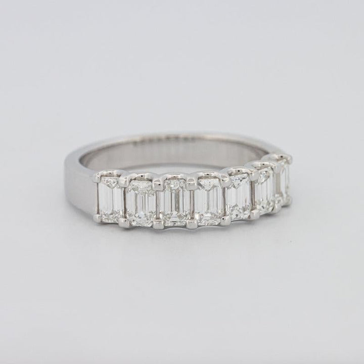 7 Half Emerald Eternity Ring - ZIZOV DIAMONDS