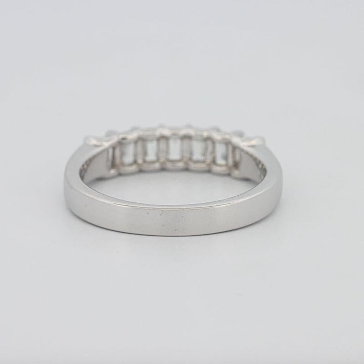 7 Half Emerald Eternity Ring - ZIZOV DIAMONDS