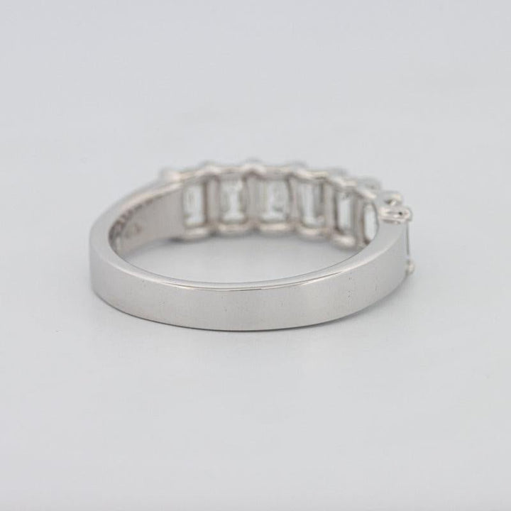 7 Half Emerald Eternity Ring - ZIZOV DIAMONDS