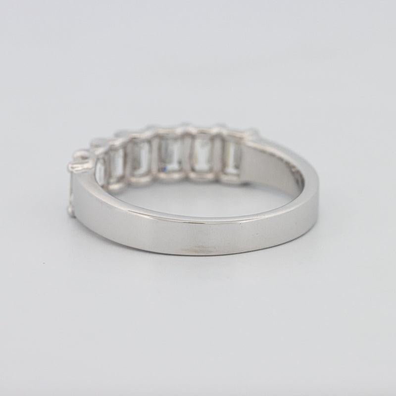 7 Half Emerald Eternity Ring - ZIZOV DIAMONDS