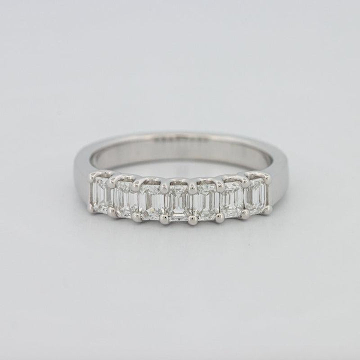 7 Half Emerald Eternity Ring - ZIZOV DIAMONDS