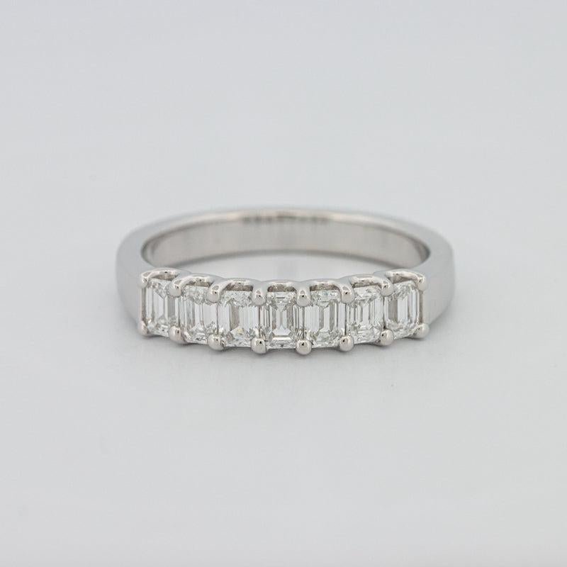 7 Half Emerald Eternity Ring
