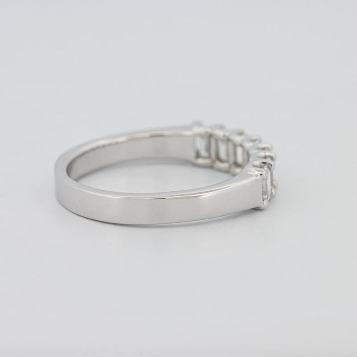 7 Half Emerald Eternity Ring - ZIZOV DIAMONDS