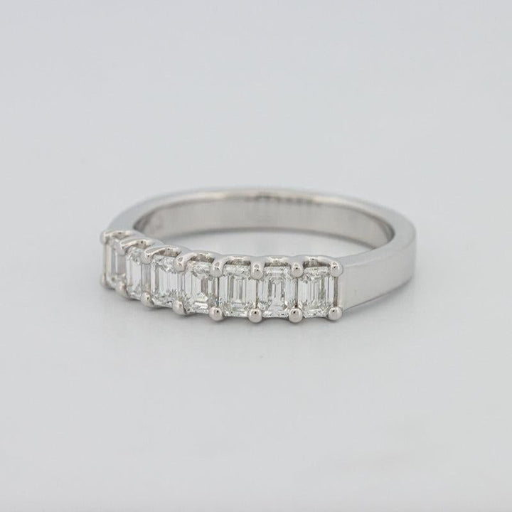 7 Half Emerald Eternity Ring - ZIZOV DIAMONDS