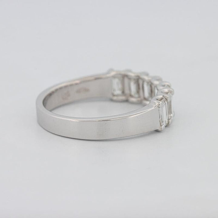 7 Half Emerald Eternity Ring - ZIZOV DIAMONDS