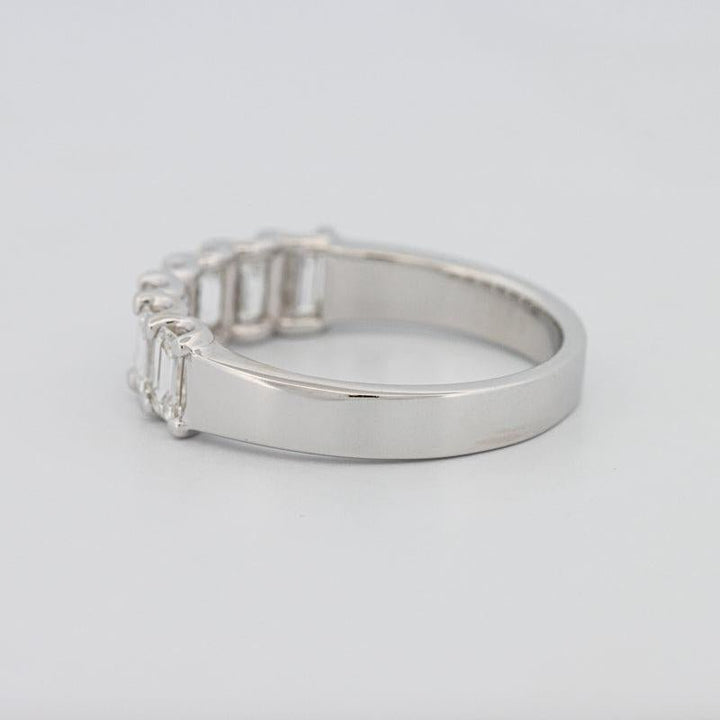 7 Half Emerald Eternity Ring - ZIZOV DIAMONDS