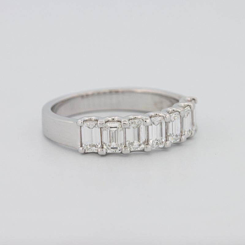 7 Half Emerald Eternity Ring - ZIZOV DIAMONDS