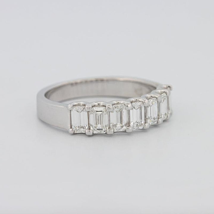 7 Half Emerald Eternity Ring - ZIZOV DIAMONDS
