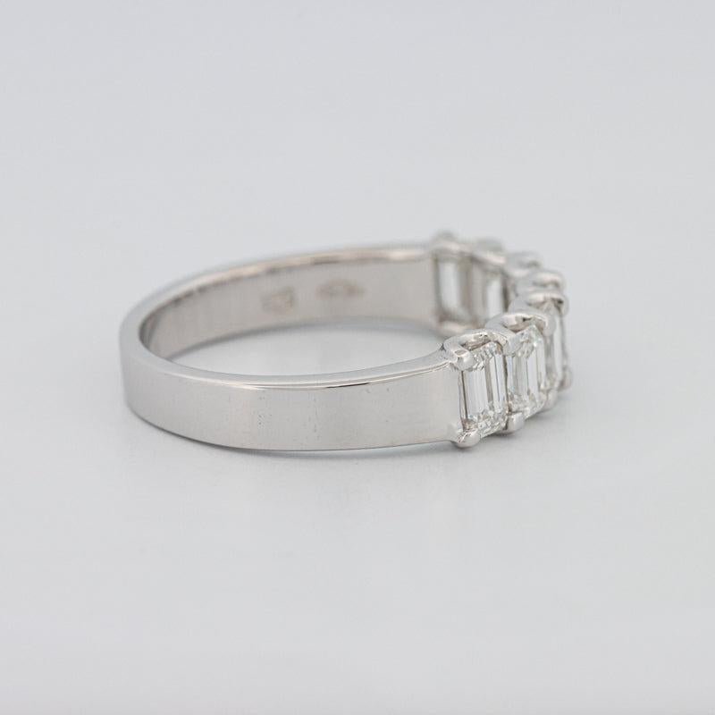 7 Half Emerald Eternity Ring - ZIZOV DIAMONDS