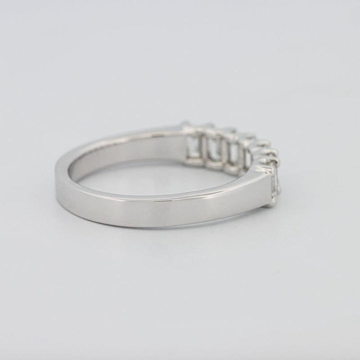 7 Half Emerald Eternity Ring - ZIZOV DIAMONDS