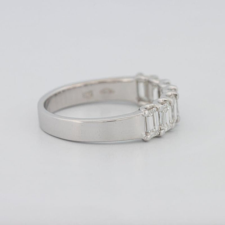 7 Half Emerald Eternity Ring - ZIZOV DIAMONDS
