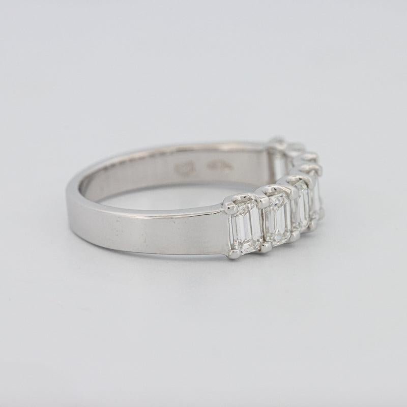 7 Half Emerald Eternity Ring - ZIZOV DIAMONDS