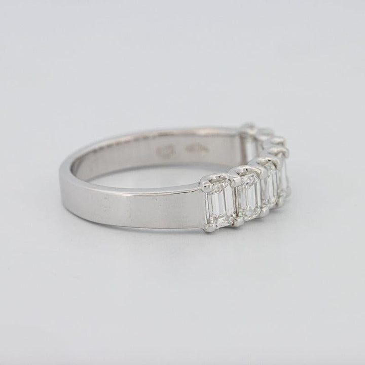 7 Half Emerald Eternity Ring - ZIZOV DIAMONDS