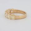 7 Half Fancy Yellow Asscher Eternity Ring - ZIZOV DIAMONDS