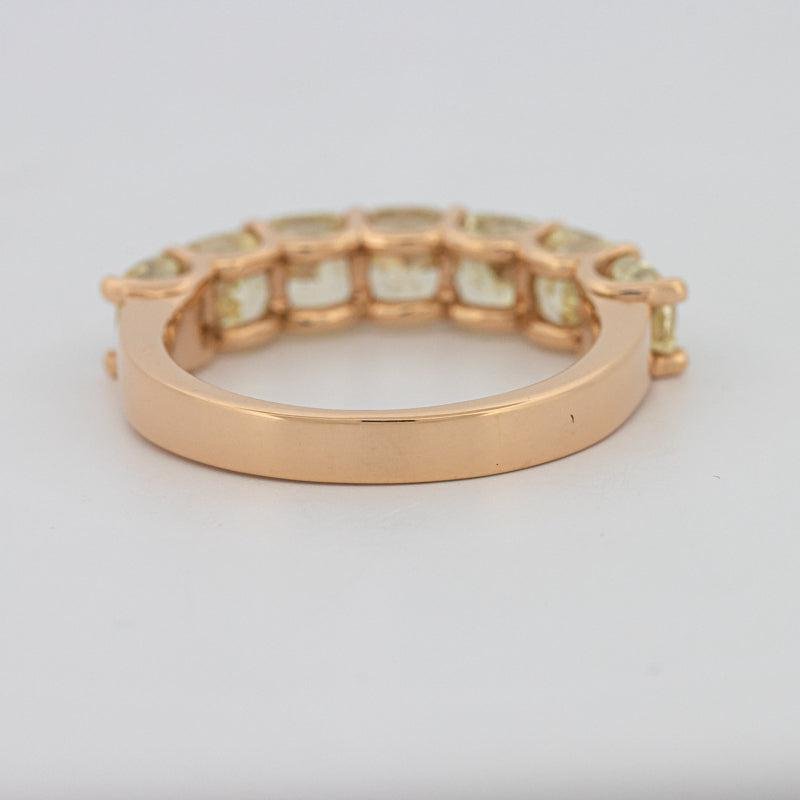 7 Half Fancy Yellow Square Radiant Eternity Ring - ZIZOV DIAMONDS