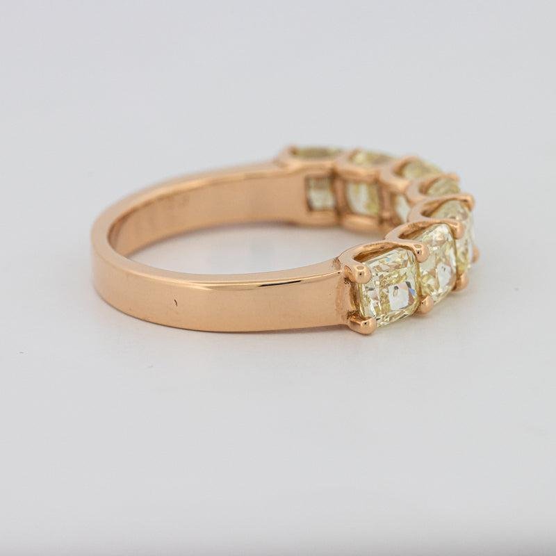 7 Half Fancy Yellow Square Radiant Eternity Ring - ZIZOV DIAMONDS