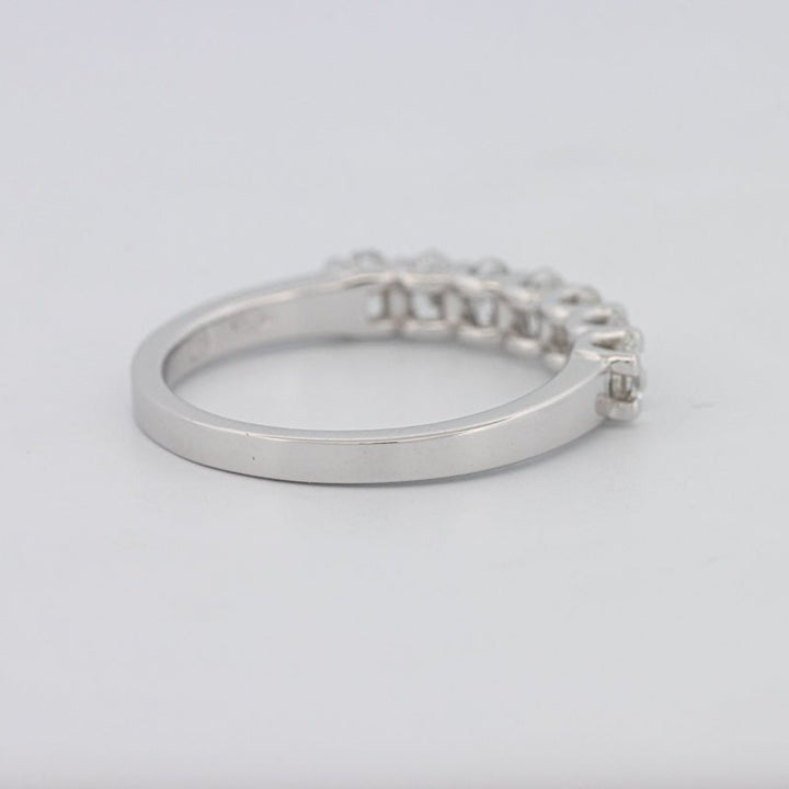 7 Half Oval Floating Eternity Ring - ZIZOV DIAMONDS