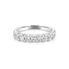 7 Half Oval Floating Eternity Ring - ZIZOV DIAMONDS