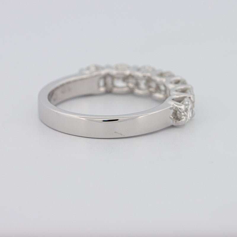 7 Half Round Floating Eternity Ring - ZIZOV DIAMONDS