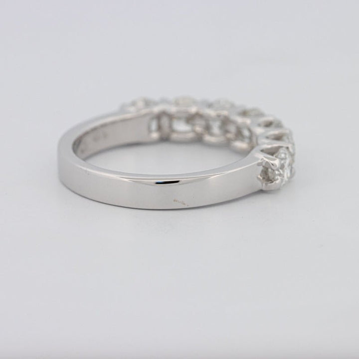 7 Half Round Floating Eternity Ring - ZIZOV DIAMONDS