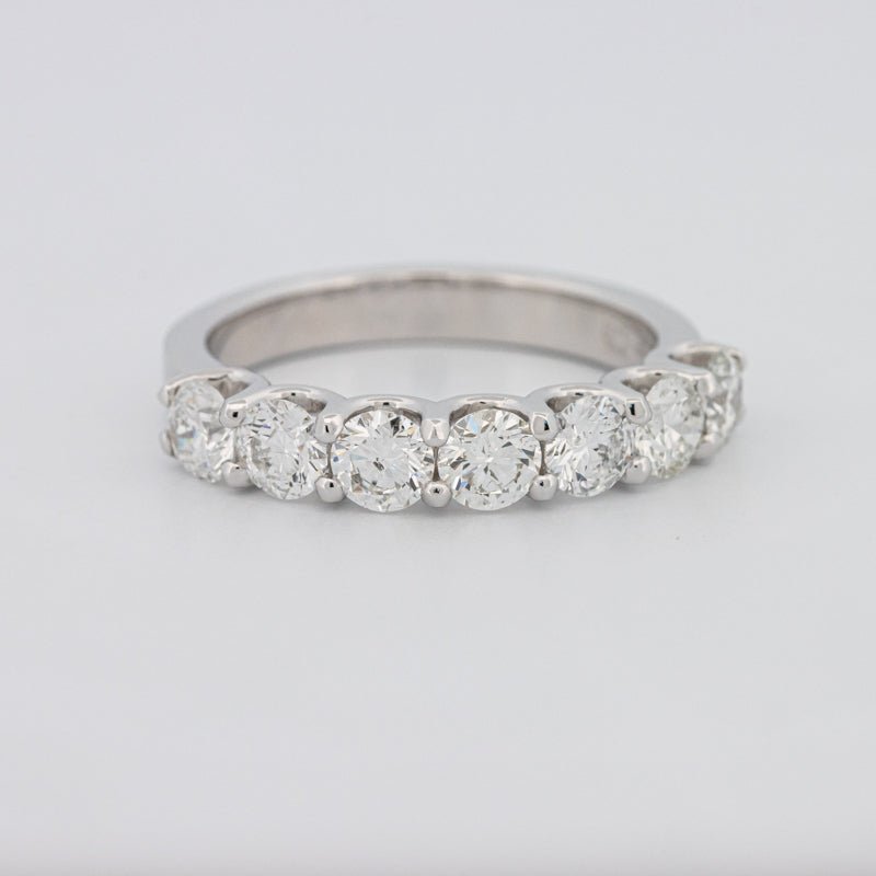 7 Half Round Floating Eternity Ring - ZIZOV DIAMONDS