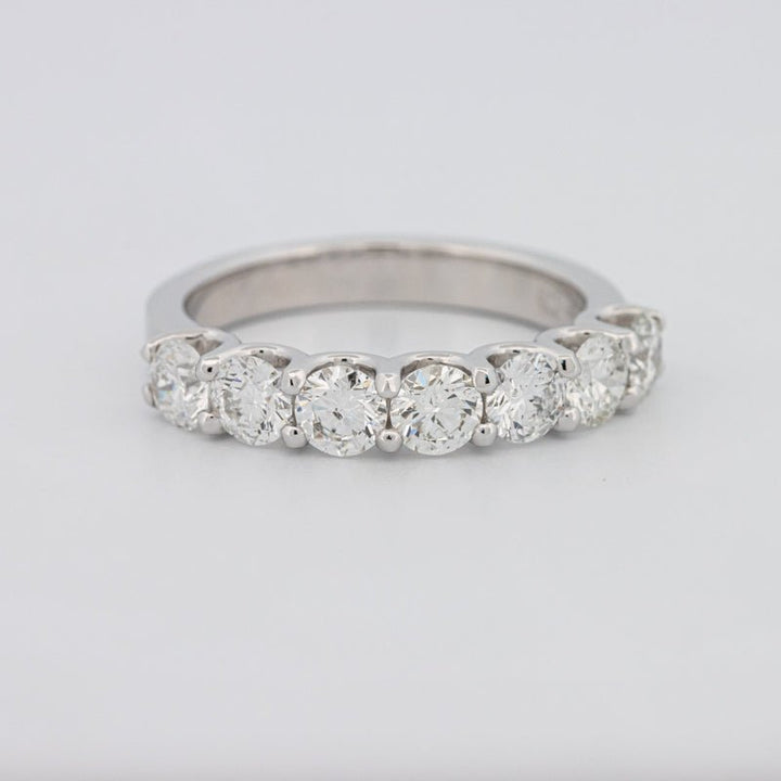 7 Half Round Floating Eternity Ring - ZIZOV DIAMONDS