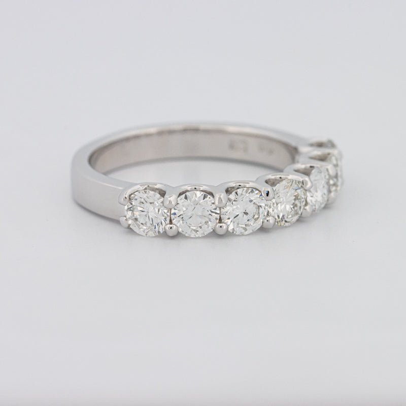 7 Half Round Floating Eternity Ring - ZIZOV DIAMONDS