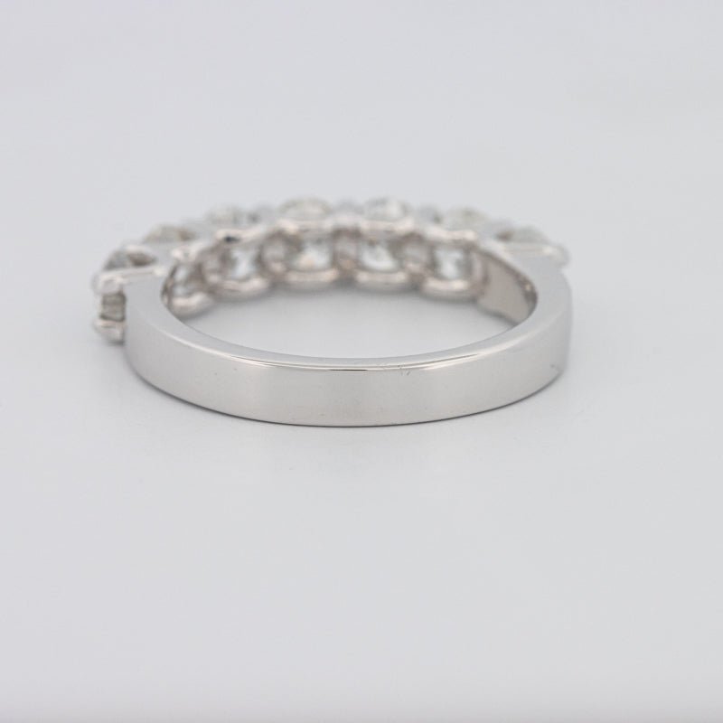 7 Half Round Floating Eternity Ring - ZIZOV DIAMONDS