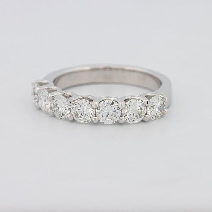 7 Half Round Floating Eternity Ring - ZIZOV DIAMONDS