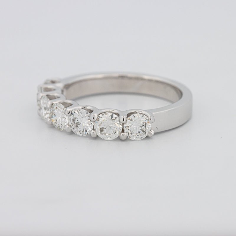 7 Half Round Floating Eternity Ring - ZIZOV DIAMONDS